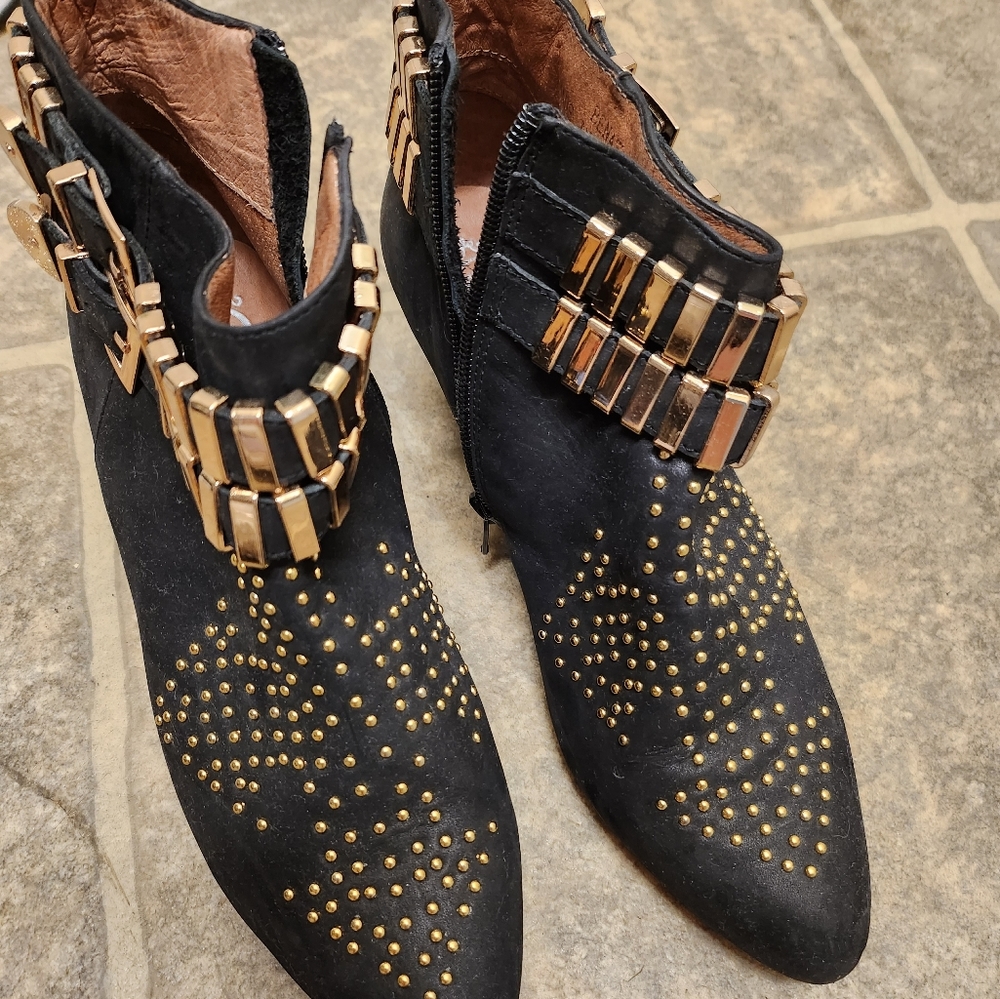 Jeffrey Campbell Benatar boots booties 8 - Picture 2 of 4
